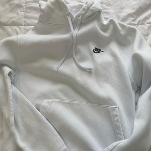 white nike hoodie